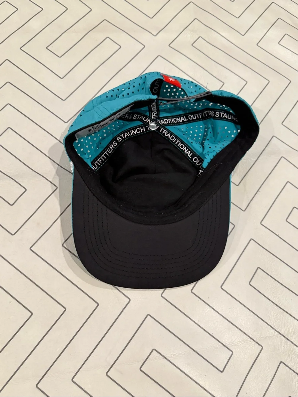 Staunch Turquoise Pinchin Tail SnapBack Hat